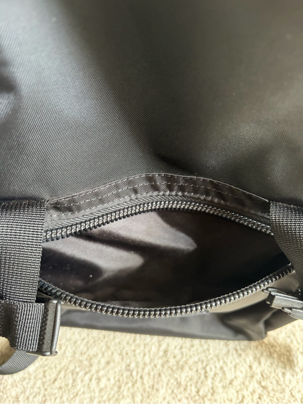 Topo Designs Rover Mini Black Roll-Top Backpack - Picture 6 of 9
